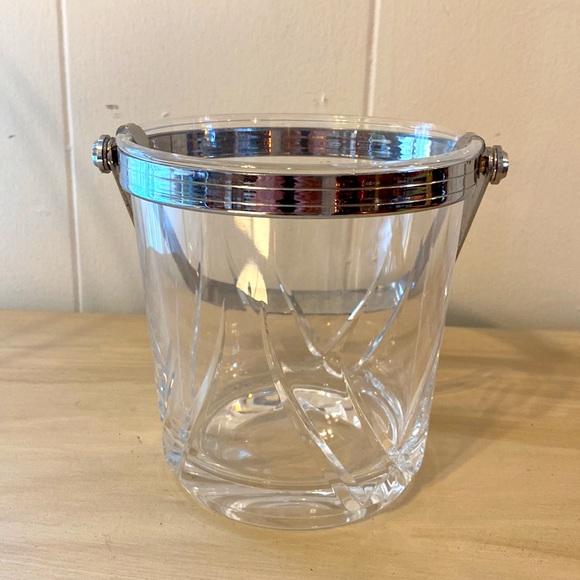 Vintage Crystal J. G. Durand Taille Cut Ice Bucket - Picture 2 of 9